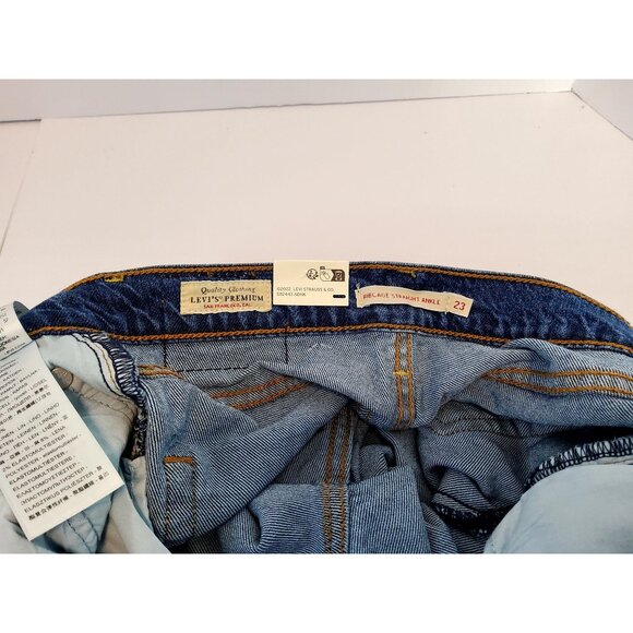 Levis Premium Womens 501 Original Fit Jeans Size 23x29 Medium Wash Denim - Picture 6 of 11